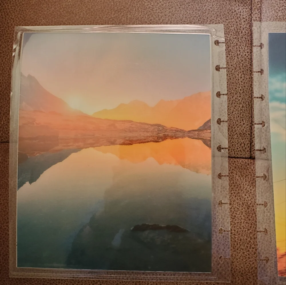 Handmade cover For A classic sized Disc Bound Planner Psalm 84:11 field scenes